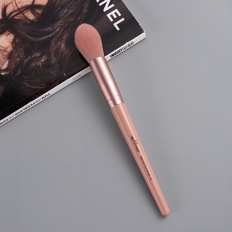 

Anmor Highlighter Makeup Brush Professional Synthetic Hair Make Up Brushes For Powder Highlighting Blush Quality Cosmetics Tool