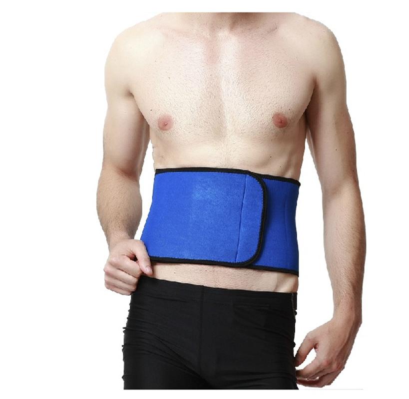 

CHAOBA Outdoor fitness sports protection of men and women belt suddenly and violently sweat waist waist support double movement, Blue