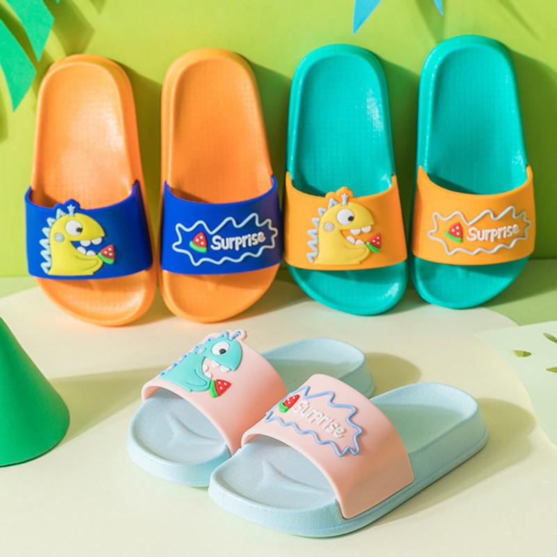 children's rainbow flip flops