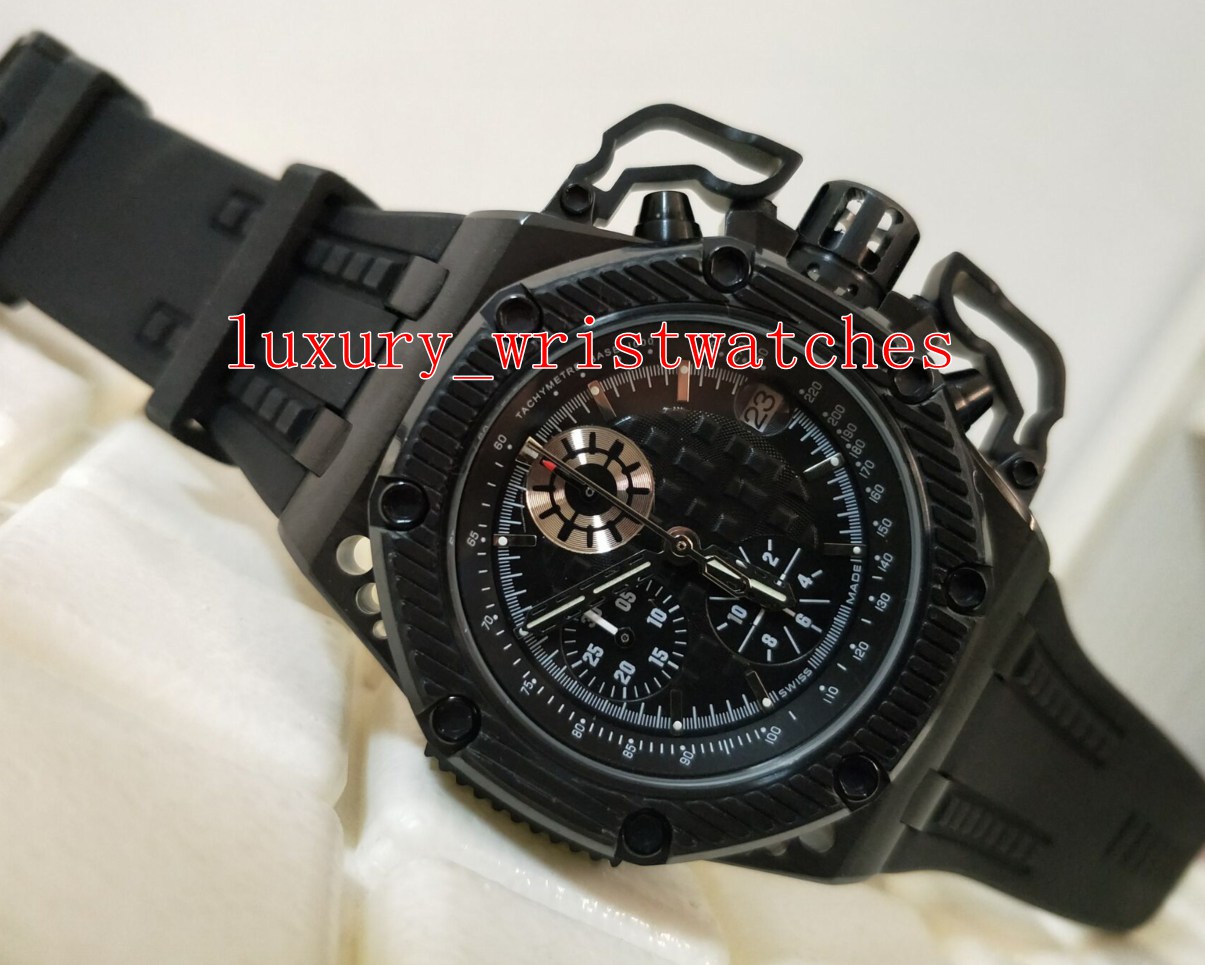 

Fashion High quality Wristwatches 42mm Survivor 26165IO.OO.A002CA.01 Rubber Bands Strap VK Quartz Chronograph Working Mens Watch Watches, No box papers