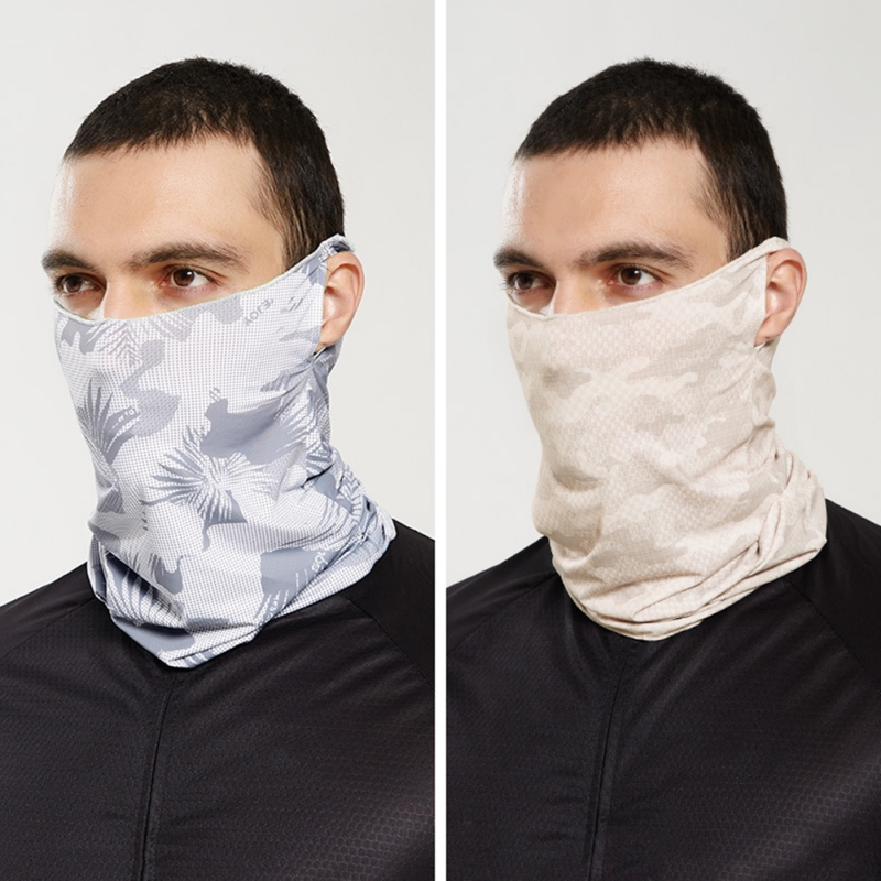 

Cycling Caps & Masks Outdoor Face Dust Mask Ride Running Magic Scarf Sunscreen Ice Silk Breathable Anti-UV Headwear Fishing Bandana Q, A-1
