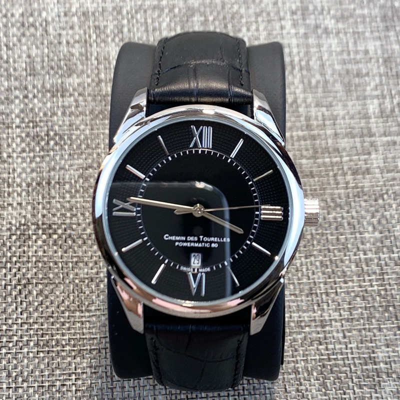 

2019 Top sell High quality Luxury man Leather Fashion Watch Dress Watch Classic popular Watch Sport Wristwatches Good quartz auto date clock, Slivery;brown