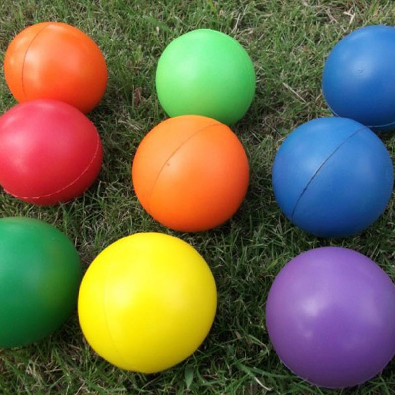 

6.3cm 7cm Balls Plush Sponge Candy Color Foaming Toys Pet Snatch Ball Interactive Play Novelty Items
