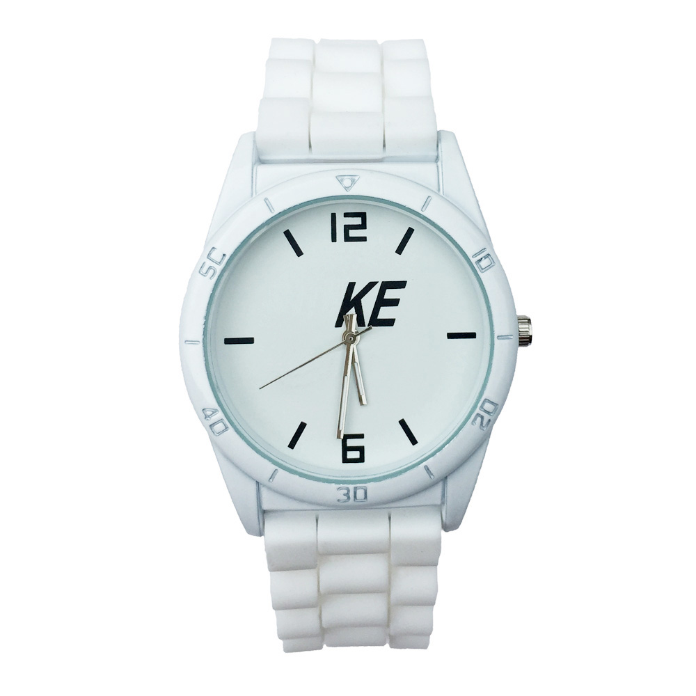

Fashion Brand women men's unisex Silicone band quartz wrist watch N05, Purple