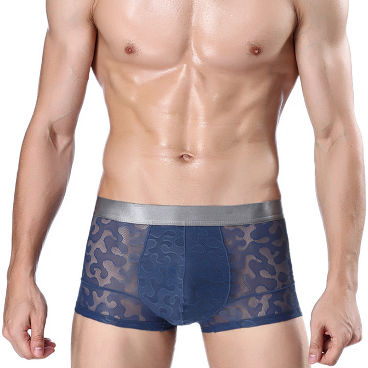 

Men's briefs underwear modal wide belt soft briefs boxer men innerwear, Black