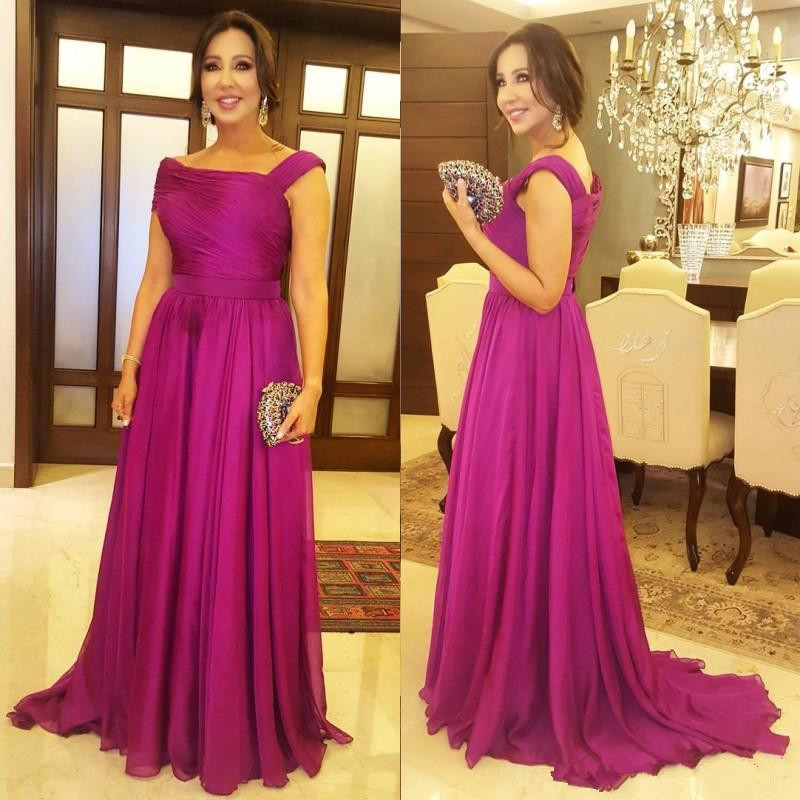 

Elegant Mother Of The Bride Dresses Draped Floor Length Plus Size Women Prom Party Gowns 2020 New Mother Wedding Guest Gowns 23
