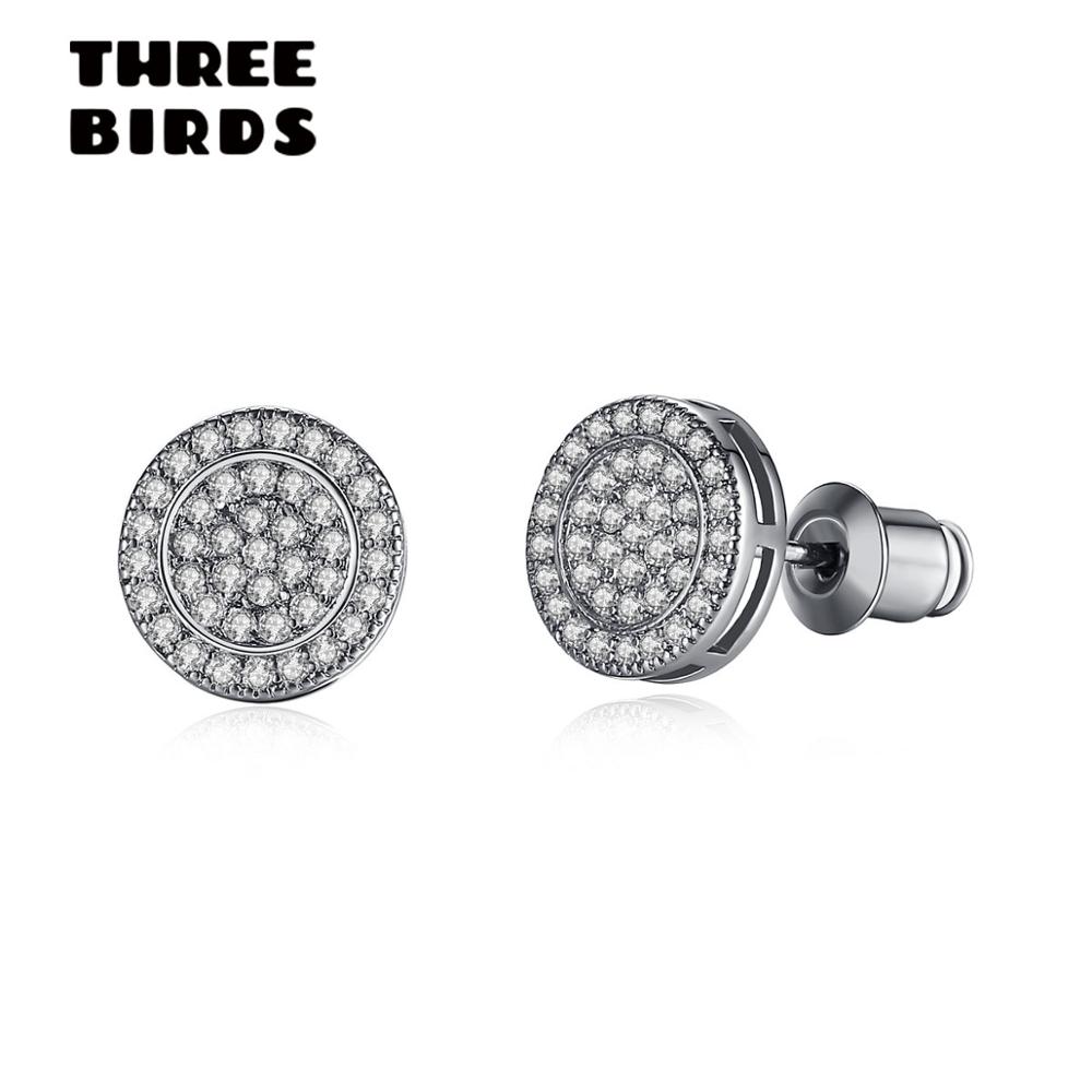 

Tiny Trendy Cubic Zirconia Crystal Small Round Stud Earrings Full Cz Stone Gold Earrings For Women And Girls Jewelry 2019