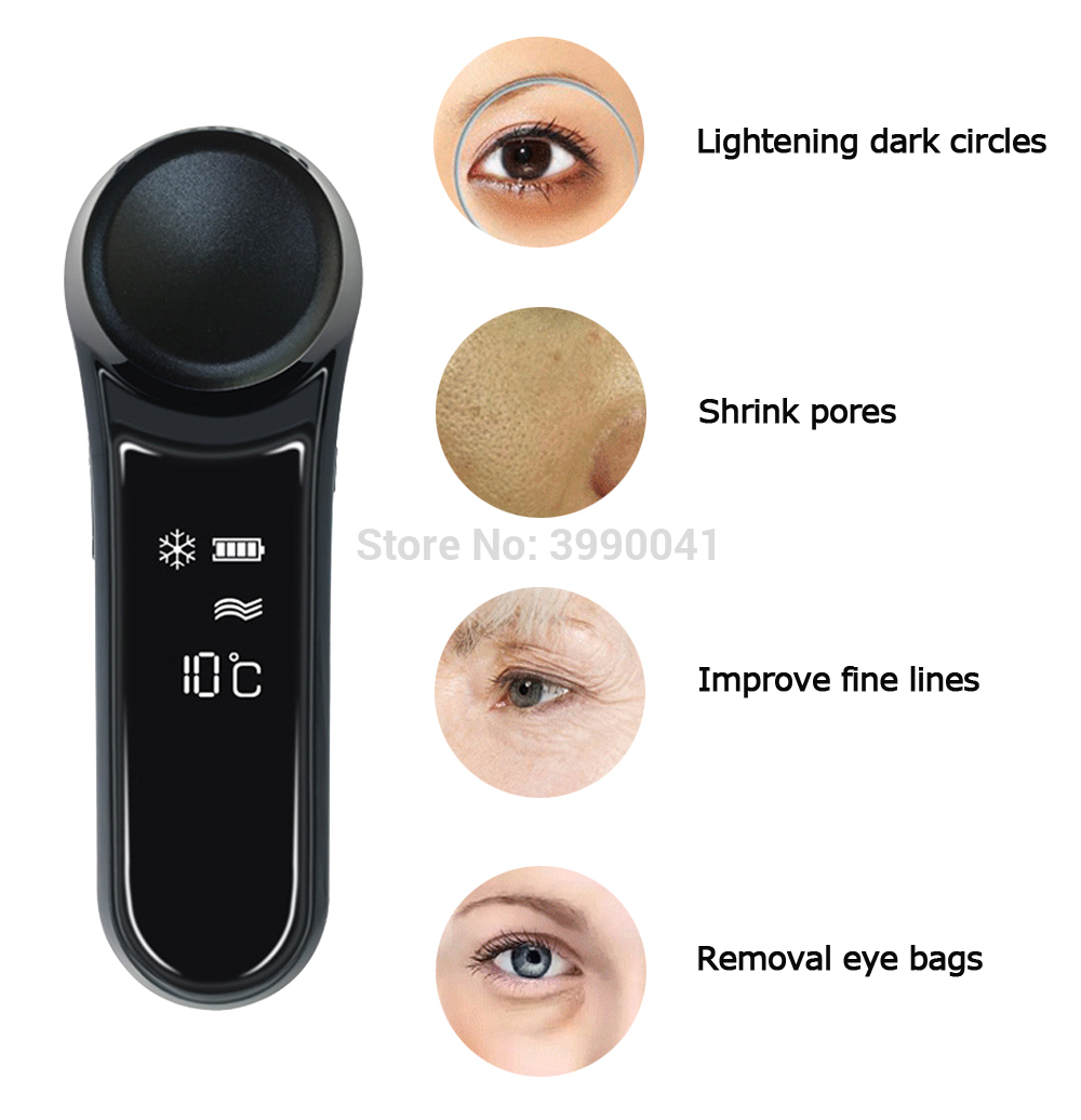 Lacrimejantes com frio inchados olhos