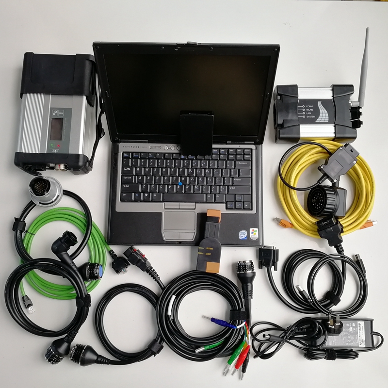 

Factory price 2in1 Used Laptop Computer D630 Car Diagnosis tool+Mb Star C5 SD Connect C5 SD Compact 5+For BMW wifi ICOM NEXT+1TB SSD