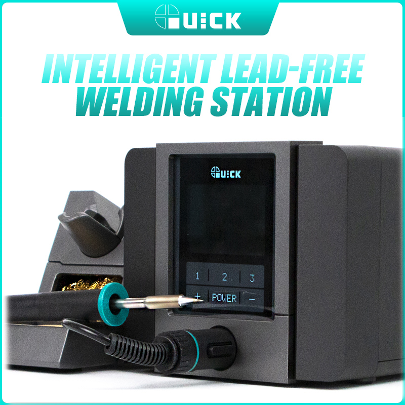 

QUICK TS1200A Best Quality lead-free soldering station electric iron 120W anti-static soldering 8 second fast heating Welding