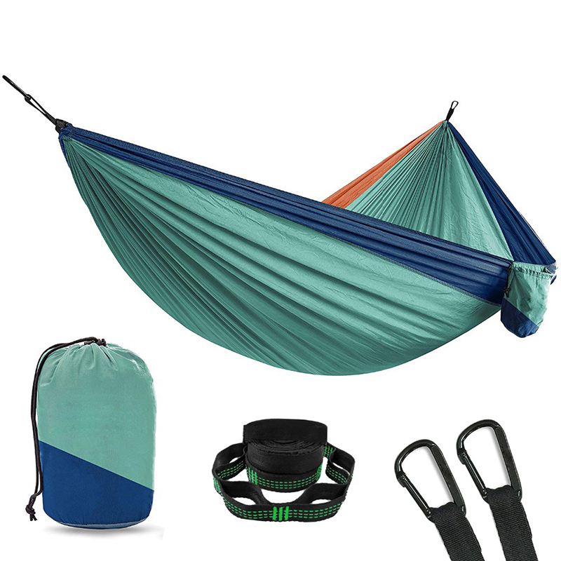

Acehmks Two Person Outdoor Furniture Swing For Adults Travel Camping Hammock Nylon Fabric Lightweight Hammock