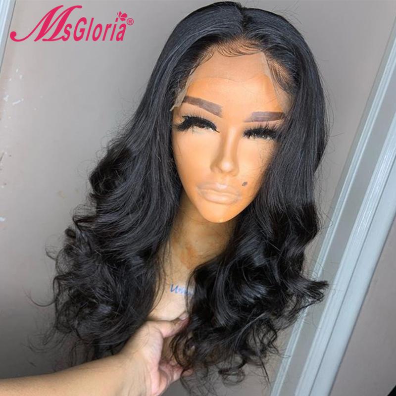 

150% Density Body Wave Wig Lace Front Wig Human Hair Pre Plucked Brazilian Hair Wigs 13x6 Lace Front Human Wigs For Women, As pic