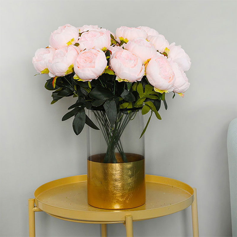 

Artificial Flowers Artificial Silk Peony Wedding Decor Creative Bouquet Cloth Garden Bridal Beautiful, Pink