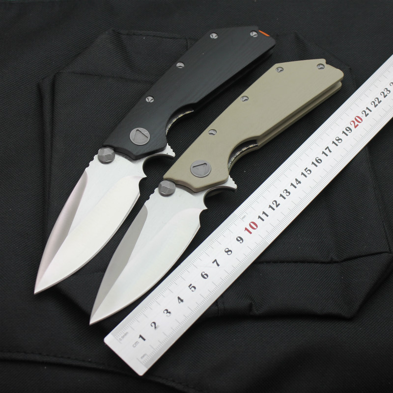 

High Quality Outdoor Cutter D2 Edge G10 Handle Bearing System Folding Cutter