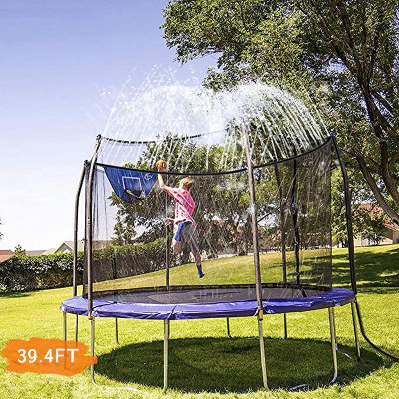 

Trampoline Home Children Indoor Trampoline Waterpark Sprinkler Best Outdoor Summer Toys For Kids Water spray gun