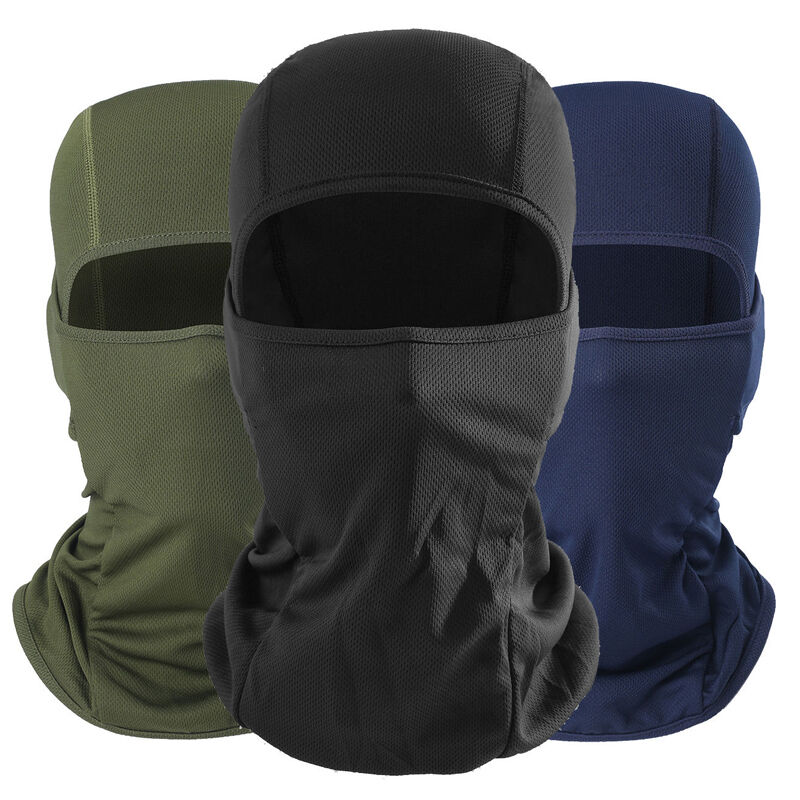 Cool Soft Outdoor Motorcycle Full Face Mask Lycra Balaclava Ski Neck Protection Mask-image-515906519