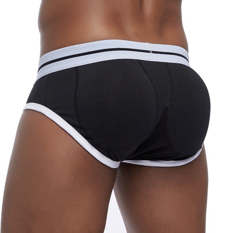 Sexy Mens Butt Lifting Shaping Padded Mens Briefs Bulge Enhancing Gay