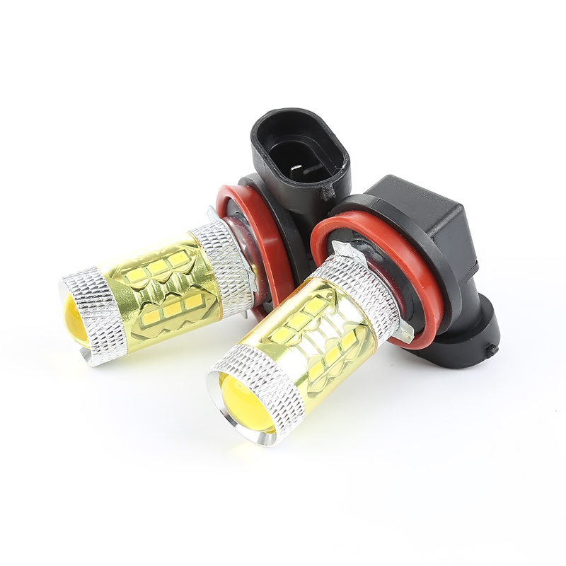 

IZTOSS NEWest 1Pair 100W Yellow 3000K Durable Daytime Running Light LED H11/H8 Fog Bulbs Lights Car Accessories Signal Lamps