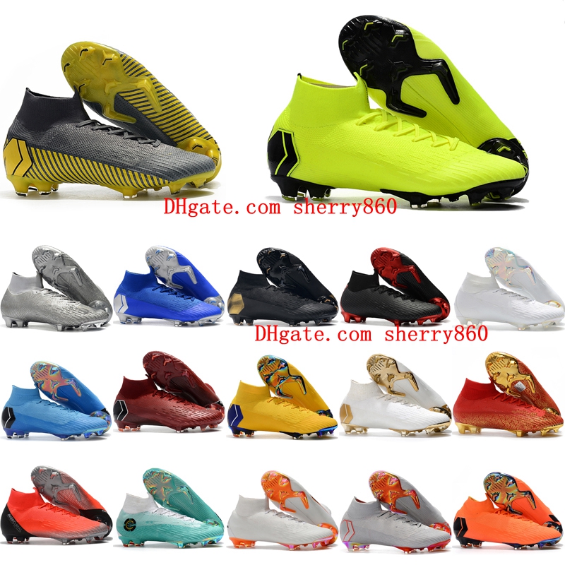 

2021 mens soccer shoes Mercurial Superfly VI 360 Elite CR7 Neymar FG cleats football boots scarpe calcio SuperflyX Ronaldo, As picture 16