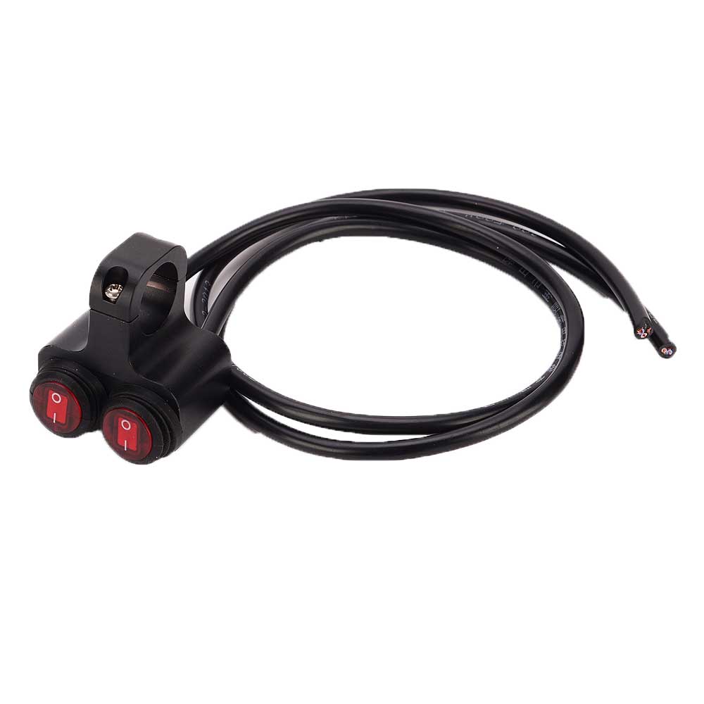 Universal CNC Aluminum Alloy Motorcycle Faucet Switch Waterproof 12V 16A Motorbike Handleabr Spotlight Switches Accessory-image-447181072