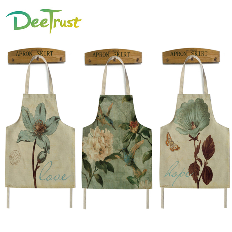 

Flower Cooking Apron Funny Novelty BBQ Party Apron Naked Men Women Kitchen Cooking Delantal Cocina