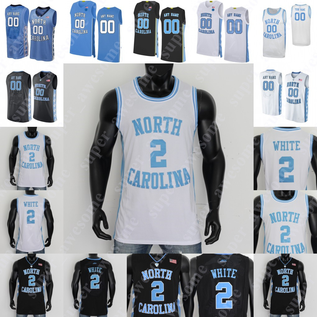 

NCAA North Carolina Tar Heels Basketball Jersey Cole Anthony Garrison Brooks Coby White Leaky Black Armando Bacot Francis 50 Hansbrough