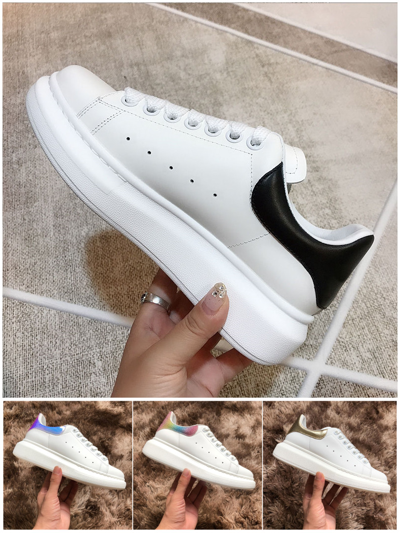 

Women Men Casual Shoes Sneakers Fashion Womens Sneakers Leather Suede Trainers Walking Dress Shoes Plate-forme Chaussures, Reflective