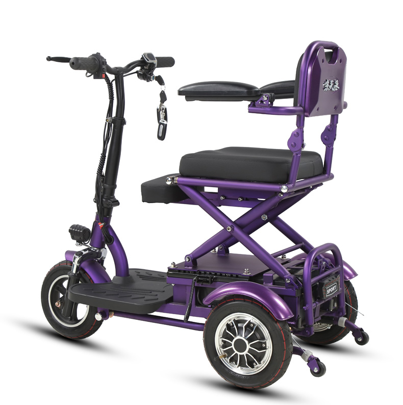 electric folding adult trike