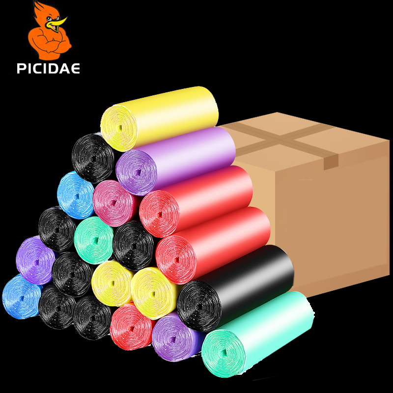 

50x60 45x55cm Color Point-break Not Leak Disposable Flat Opaque Large Black Home Plastic Garbage Bag Wet Trash Kitchen Bathroom
