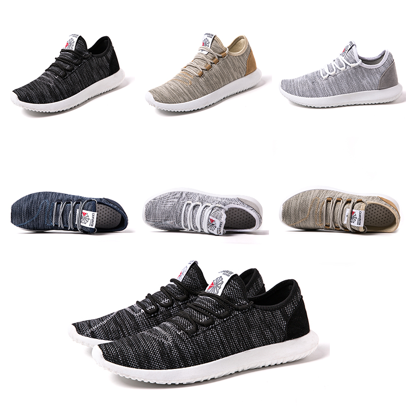 

Cheap Selling Flat shoes Comfortable women men running shoes Outdoor wallking Grey dark blue brown Homemade brand Made in China 39-44