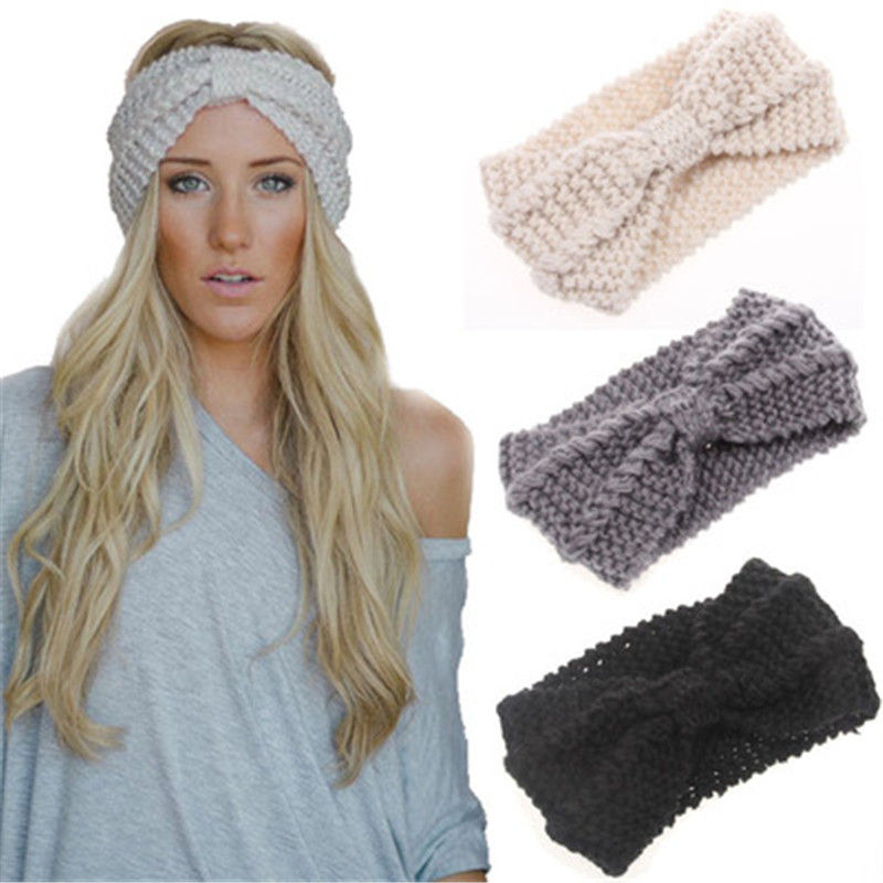 

The Hot Coarse Wool Headband Winter Ear Protection Keep Warm Headbands For Women Europe And America Hair Accessories Wholesale