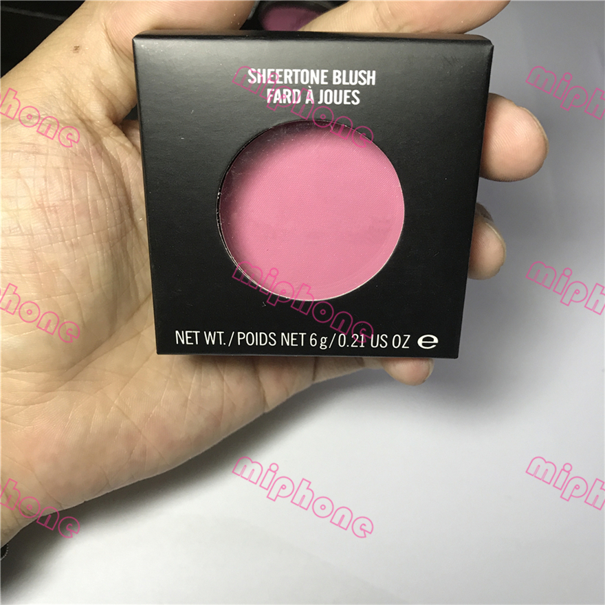

Single color blush Makeup Face Shimmer 6g Sheertone Blush 24 Colors available ePacket shipping Real photo top quality