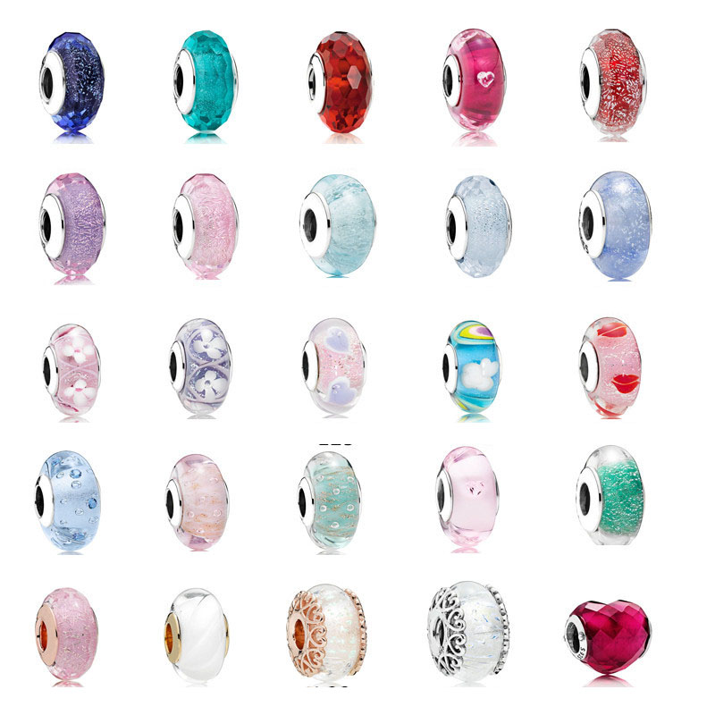 

Fashion 925 Sterling Silver Fit beads Ale necklace bracelets for women European Cubic Zirconia Diy beads bracelet jewelry wholesale