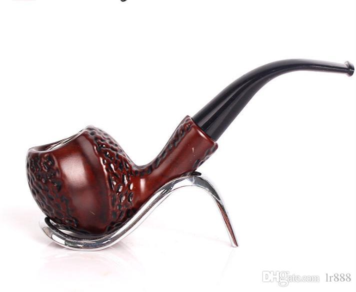 

New style resin pipe innovative wood carving filter cartridge accessories