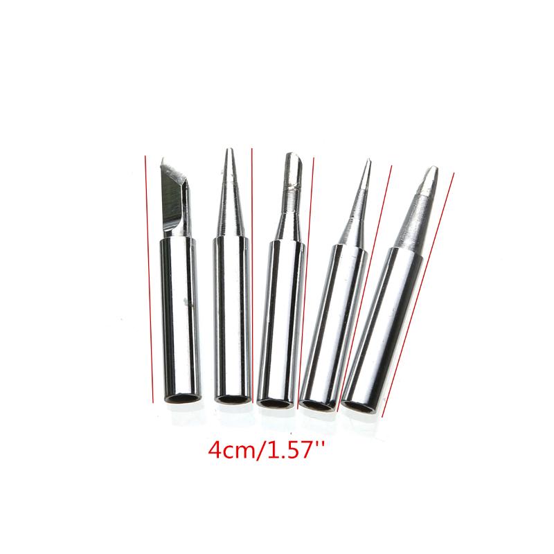 

Electrical Soldering Iron Set 220V 60W Adjustable Electric Temperature Guns Welding Solder Iron Tool Solder with 5Pcs Tips