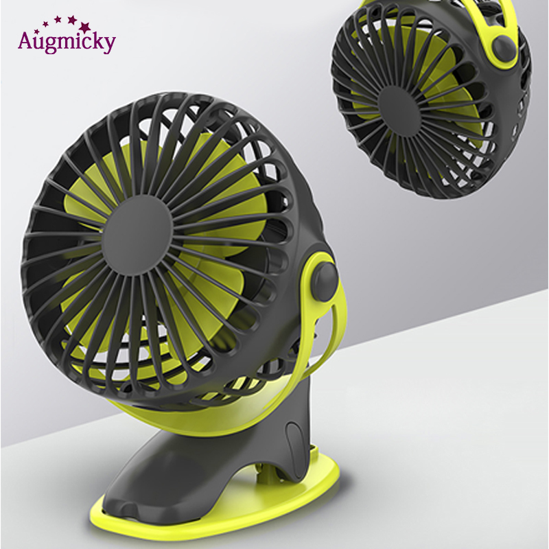 Desktop Computer Desktop Wind 3 Speed Wind Adjustable Double Leaf Aromatherapy Home Office Game Camping-White Big Mute 360 Rotatable USB Double-Head Fan