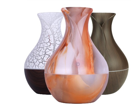 

New USB Aroma Diffuser Mini Ultrasonic Air Humidifier Wood Grain Atomizer Diffuser for Home Office