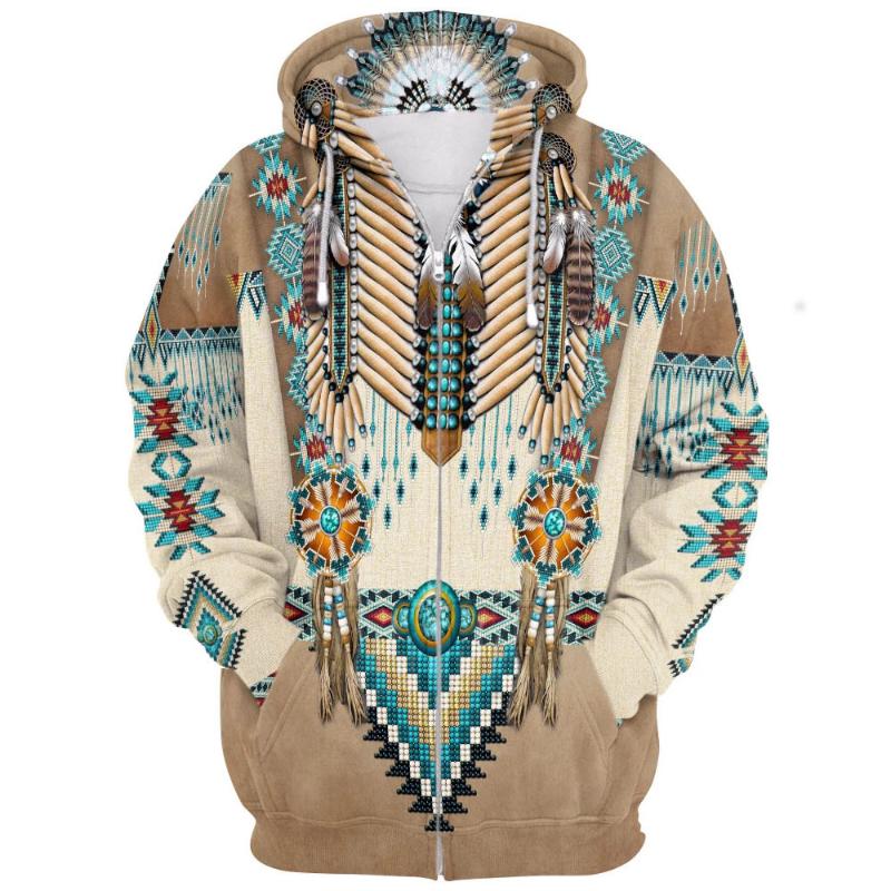 

New Native Harajuku Casual Colorful Tracksuit New Fashion 3Dfull Print Hoodie/Sweatshirt/Jacket/Men Women, Beige