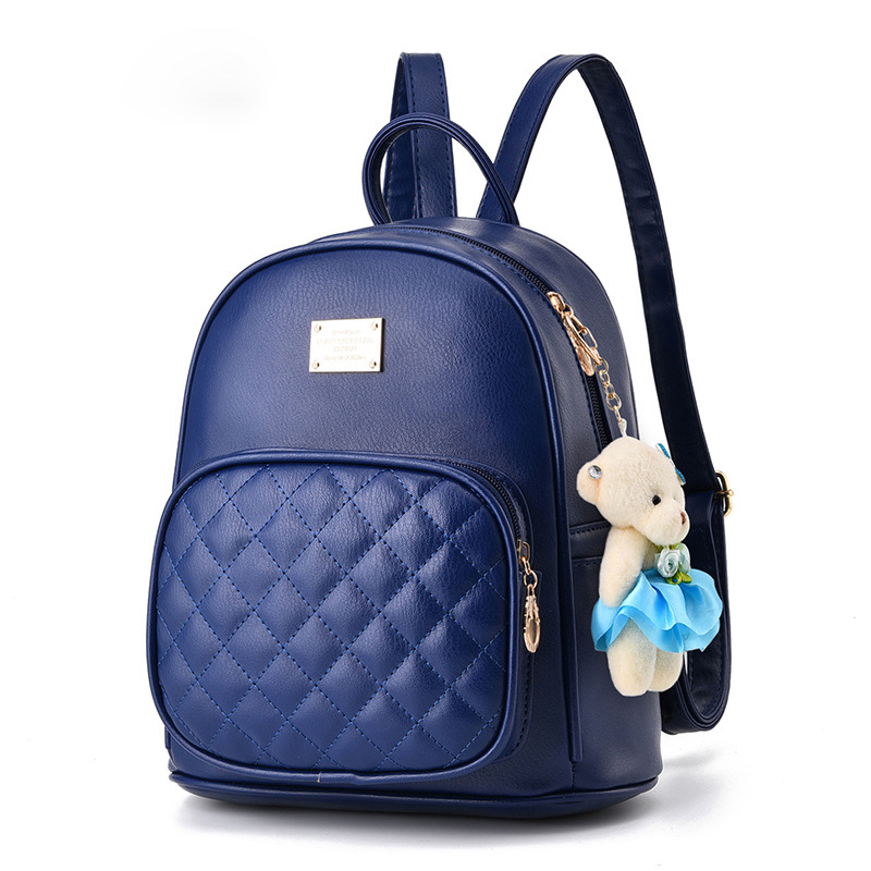 mochila mujer azul