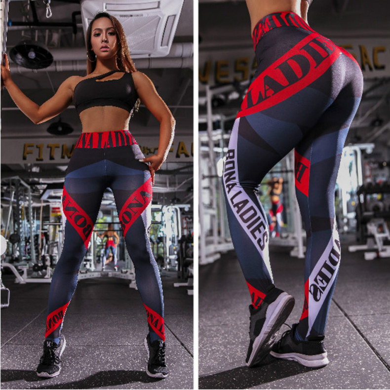 

Womens Designer Letter Yoga Pants Printing Fashion Sweatpants Running Fitness Gym Leggings 2020 Hot Sale, Multi 1
