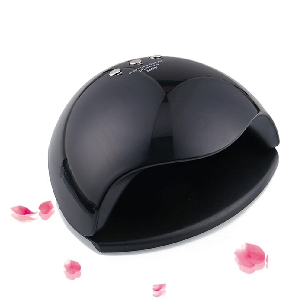 

48W Nail Dryer Curing Polish Machine UV Lamp LED Nail Lamp For Gel Polish Drying Auto Sensor Art Light, Red