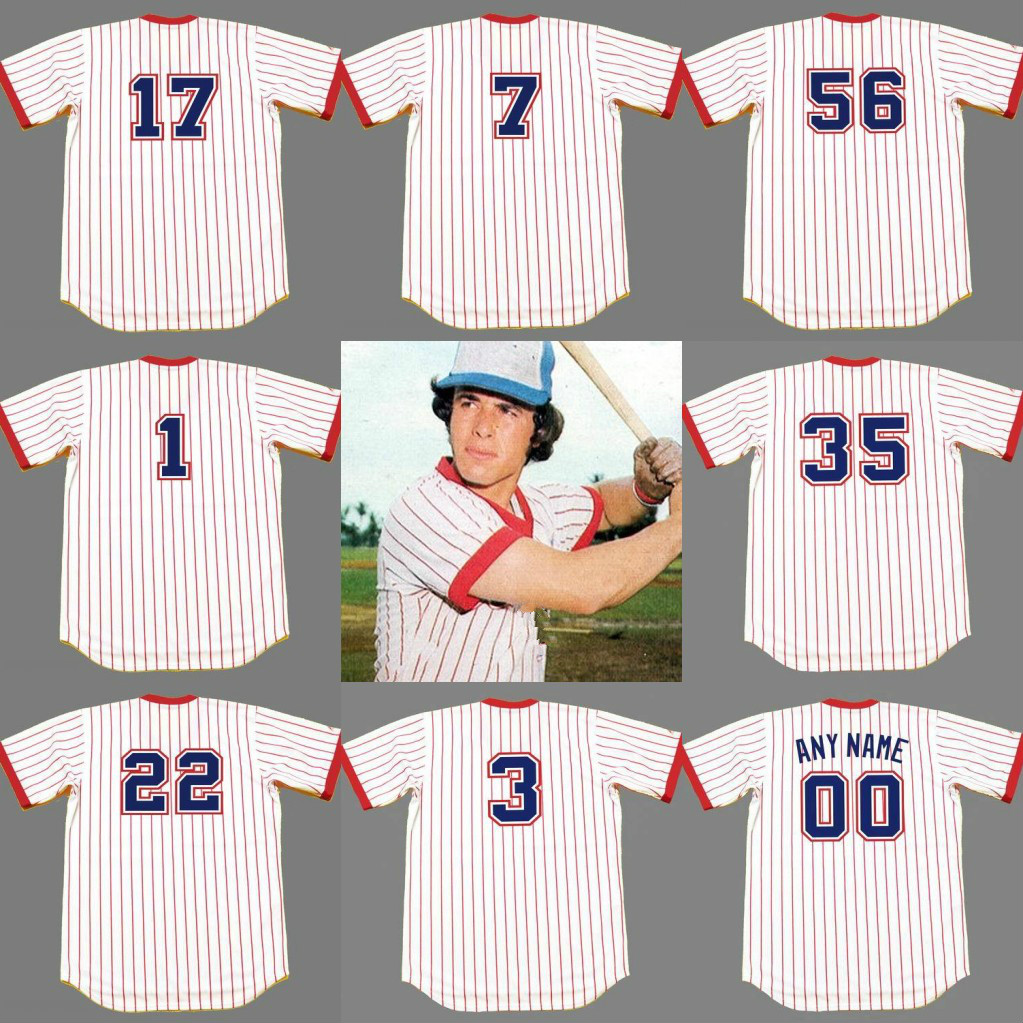 

Atlanta JEFF BURROUGHS DALE MURPHY CITO GASTON BOB HORNER GARY MATTHEWS BIFF POCOROBA GENE GARBER baseball jersey 1976 stitched, 3 dale murphy