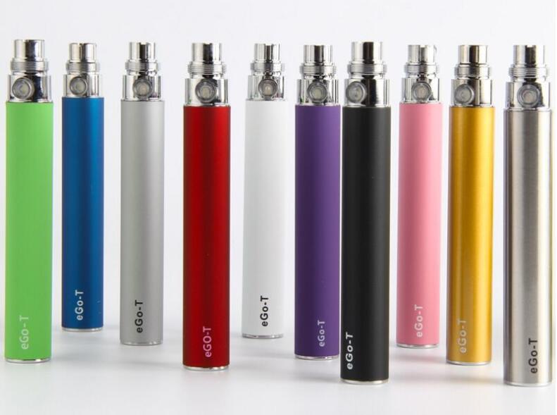 

EGO T Battery 650mah 900mah 1100mah Ego T Electronic Cigarette 510 Thread for CE4 MT3 Protank DHL