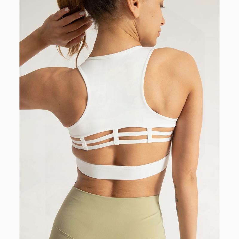 

Bras Sport Fitness Padded Strappy Sports Yoga Workout Bra Plus Size Push Up Seamless Gym Crop Top Sexy Girl Activewear for Women, Pink