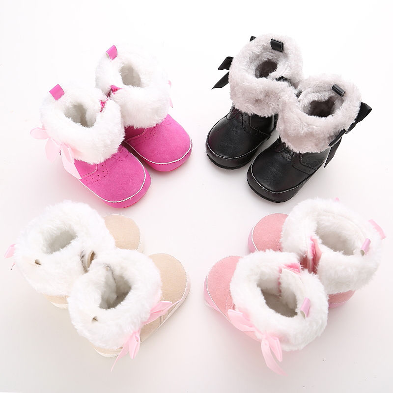 

0-18M Infant Toddler Newborn Baby Girl Soft Sole Crib Shoes Sneakers Wimter Boots