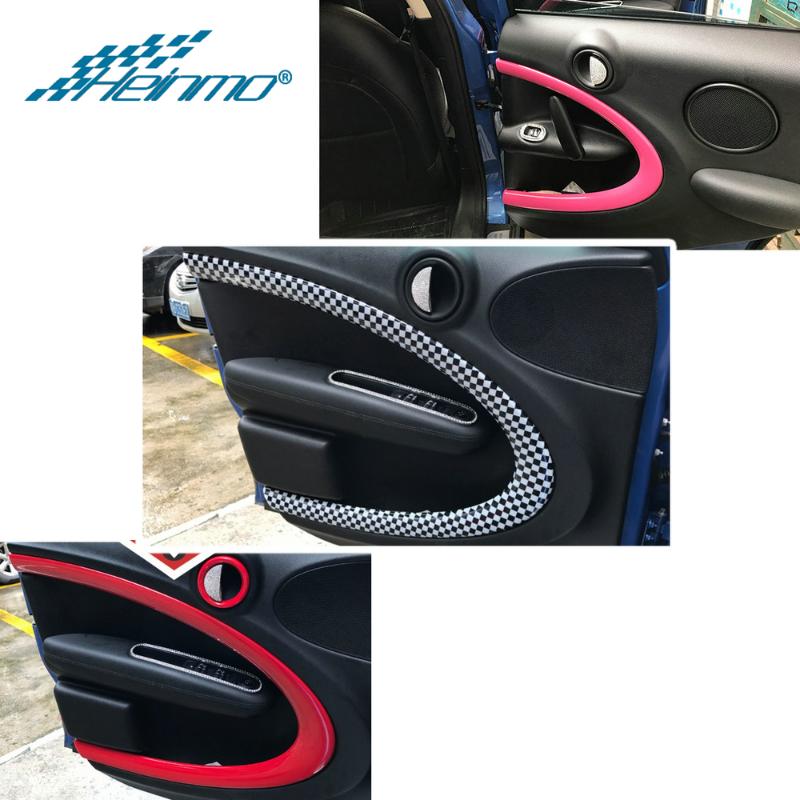 

For MINI Countryman R60 Interior Door Decoration Sticker Cover For MINI Cooper Accessories R60 Car Styling Decals Trim