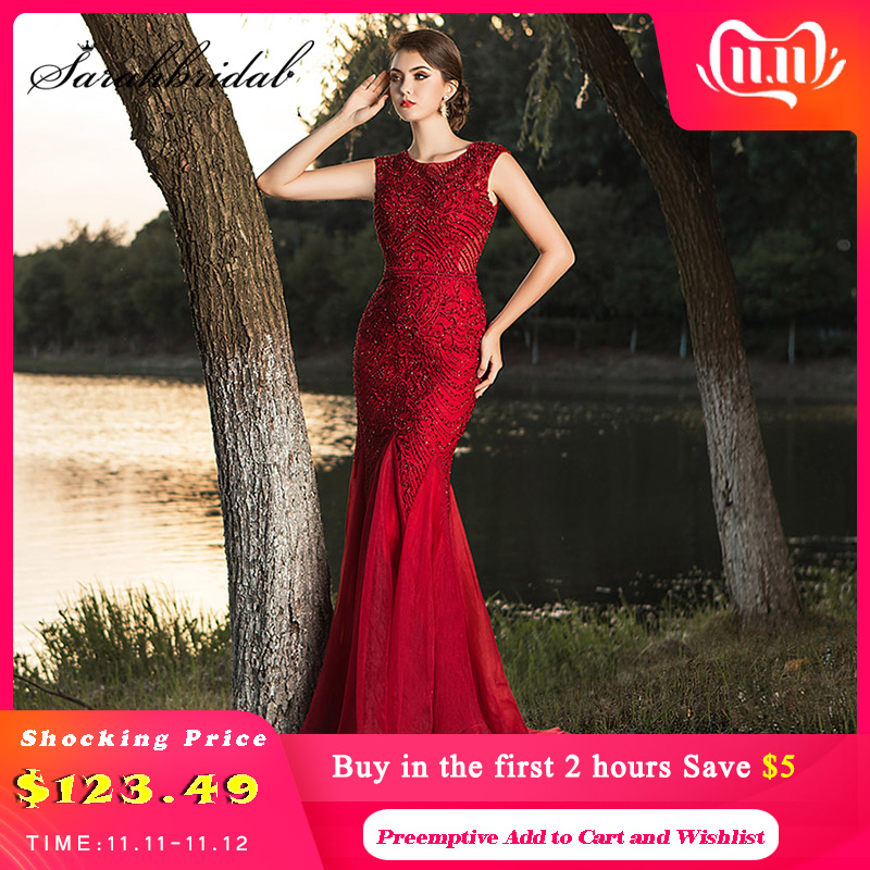 

Real Video Crystal Celebrity Long Dress 2019 Arabic Elegant Formal Gowns Beading Gala Mermaid Prom Evening Party Dresses L5491, Gray