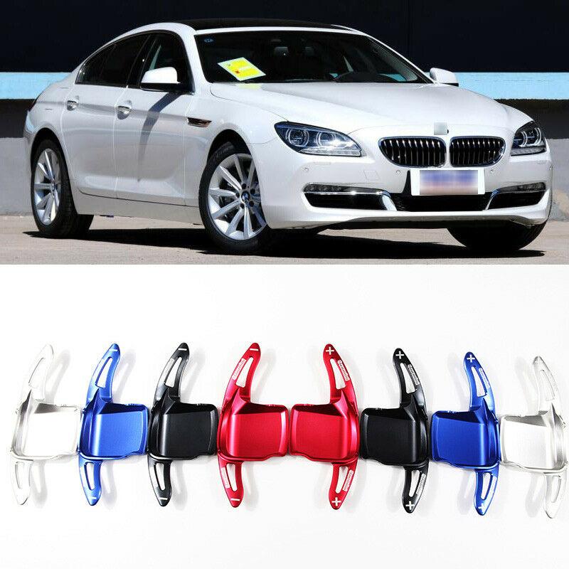For BMW 6 series Aluminum Steering Wheel DSG Shift Paddle Shifter Extension 2pcs-image-501875178