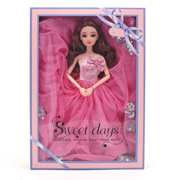 barbie rose du soir