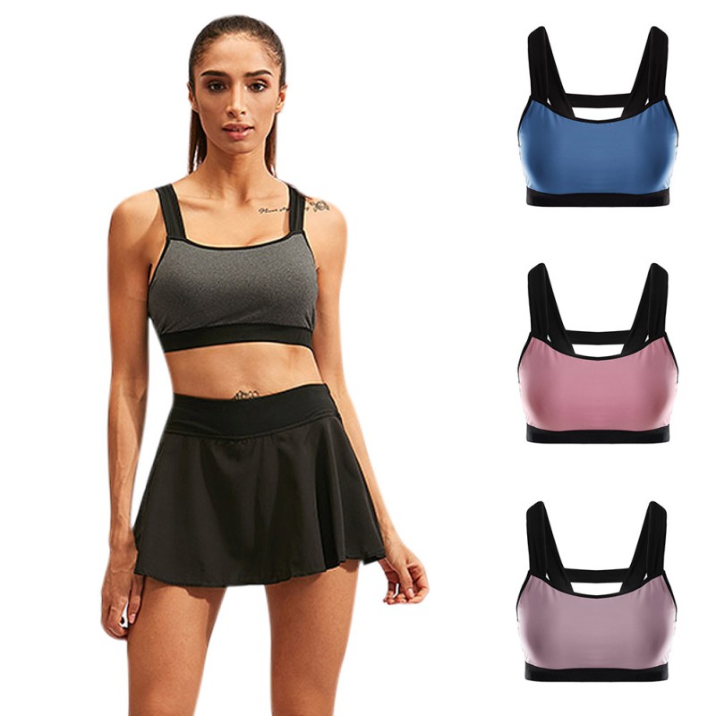 

Sexy Back Padded Sports Bras Women Shockproof Yoga Sport Bra Top Breathable Fitness Running Gym Vest Top Sportswear